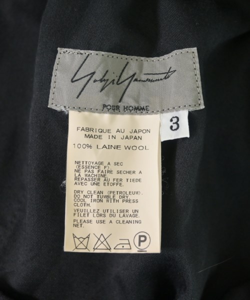 yohji yamamoto POUR HOMME（ヨウジヤマモトプールオム）その他 黒 サイズ:3(M位) メンズ/2200680143167