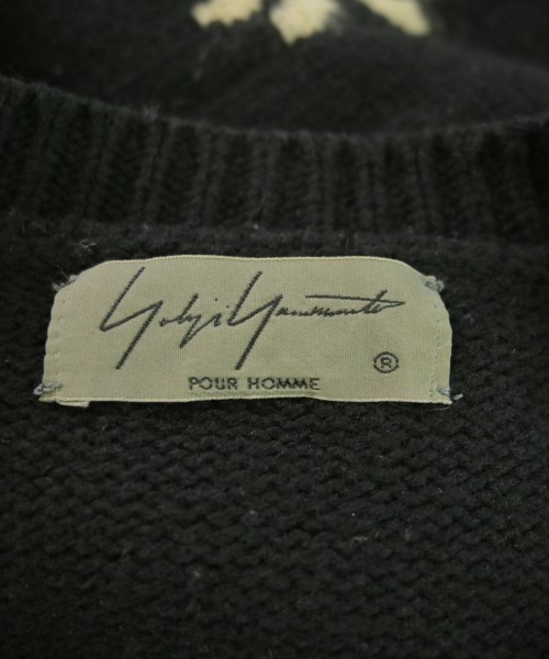 yohji yamamoto POUR HOMME（ヨウジヤマモトプールオム）ニット・セーター 黒 サイズ:-(L位) メンズ/2200680438034