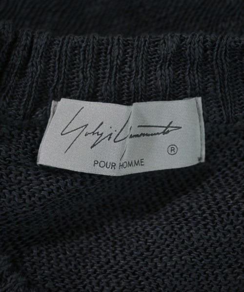 yohji yamamoto POUR HOMME（ヨウジヤマモトプールオム）ニット・セーター 黒 サイズ:3(M位) メンズ/2200680505057