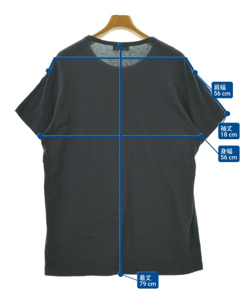 yohji yamamoto POUR HOMME（ヨウジヤマモトプールオム）Tシャツ・カットソー 黒 サイズ:3(M位) メンズ/2200680505071
