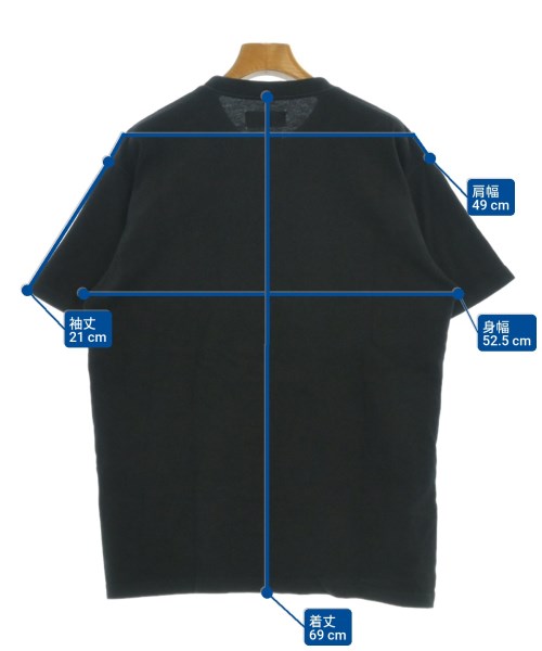 yohji yamamoto POUR HOMME（ヨウジヤマモトプールオム）Tシャツ・カットソー 黒 サイズ:L メンズ/2200681371149