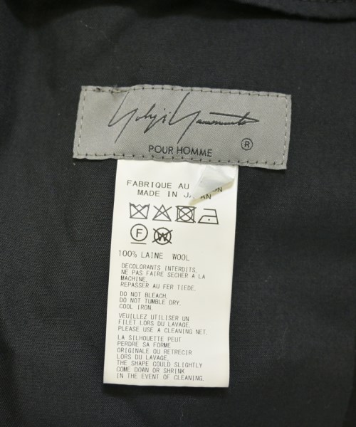 yohji yamamoto POUR HOMME（ヨウジヤマモトプールオム）カーゴパンツ 黒 サイズ:3(M位) メンズ/2200681858039