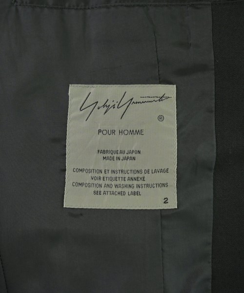 yohji yamamoto POUR HOMME（ヨウジヤマモトプールオム）テーラードジャケット 黒 サイズ:2(S位) メンズ/2200681969018