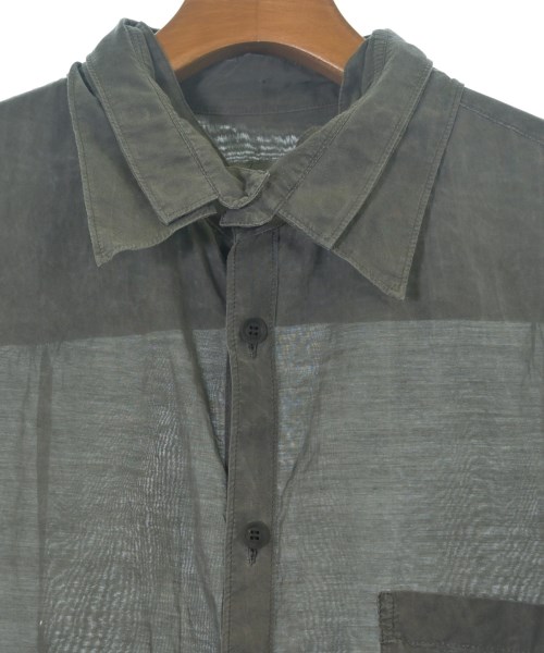 yohji yamamoto POUR HOMME（ヨウジヤマモトプールオム）カジュアルシャツ グレー サイズ:2(S位) メンズ/2200694045044