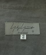 yohji yamamoto POUR HOMME（ヨウジヤマモトプールオム）カジュアルシャツ グレー サイズ:2(S位) メンズ/2200694045044