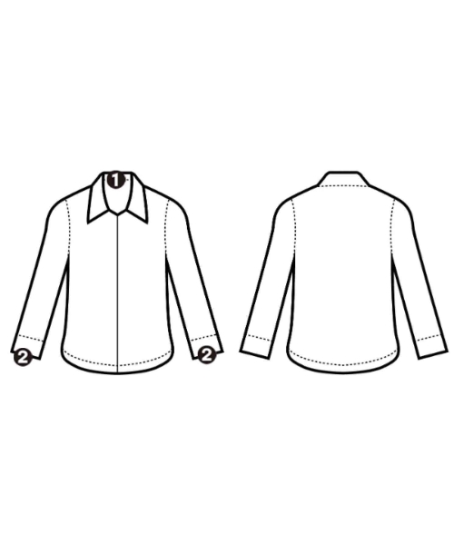 yohji yamamoto POUR HOMME（ヨウジヤマモトプールオム）カジュアルシャツ 白 サイズ:3(M位) メンズ/2200694699049