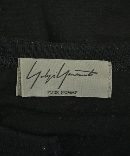 yohji yamamoto POUR HOMME（ヨウジヤマモトプールオム）Tシャツ・カットソー 黒 サイズ:3(M位) メンズ/2200694707089