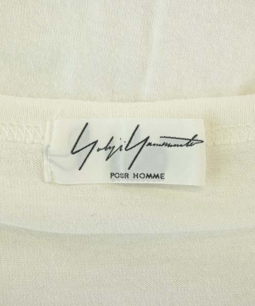 yohji yamamoto POUR HOMME（ヨウジヤマモトプールオム）Tシャツ・カットソー 白 サイズ:3(M位) メンズ/2200694781058