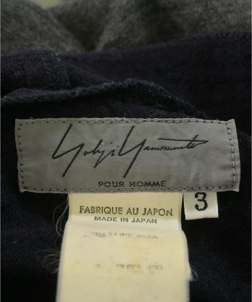 yohji yamamoto POUR HOMME（ヨウジヤマモトプールオム）ニット・セーター グレー サイズ:3(M位) メンズ/2200694973095