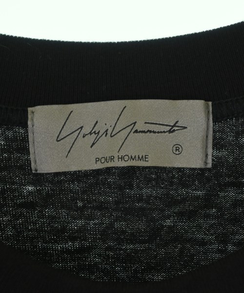 yohji yamamoto POUR HOMME（ヨウジヤマモトプールオム）Tシャツ・カットソー 黒 サイズ:3(M位) メンズ/2200695508012