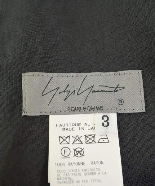 yohji yamamoto POUR HOMME（ヨウジヤマモトプールオム）その他 黒 サイズ:3(M位) メンズ/2200696209017