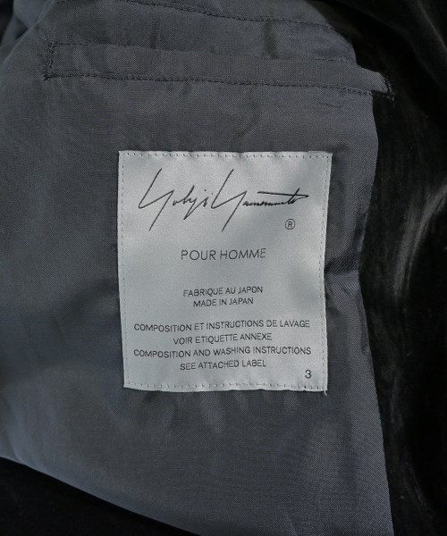 yohji yamamoto POUR HOMME（ヨウジヤマモトプールオム）その他 黒 サイズ:3(M位) メンズ/2200696477058