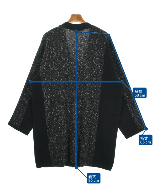 yohji yamamoto POUR HOMME（ヨウジヤマモトプールオム）カーディガン 黒 サイズ:3(M位) メンズ/2200696477065