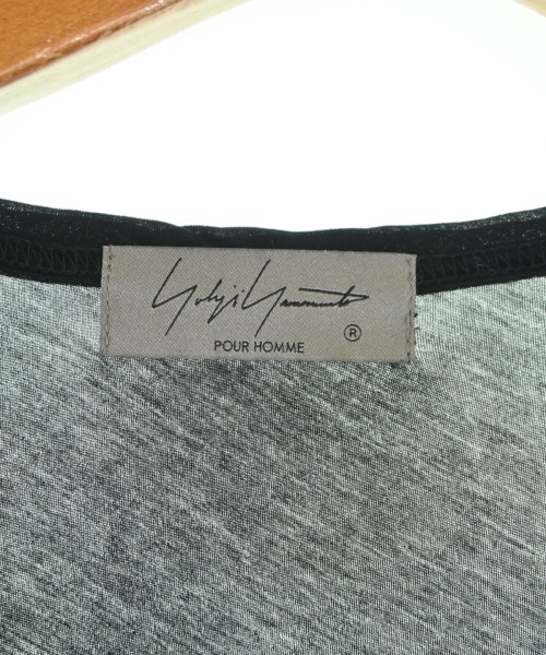 yohji yamamoto POUR HOMME（ヨウジヤマモトプールオム）Tシャツ・カットソー 黒 サイズ:3(M位) メンズ/2200691708065