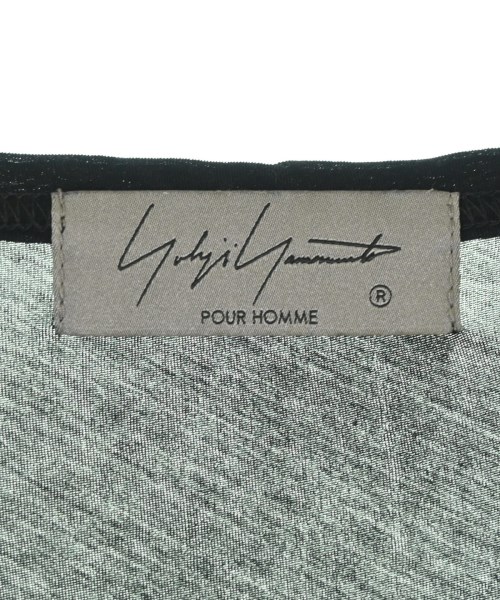 yohji yamamoto POUR HOMME（ヨウジヤマモトプールオム）Tシャツ・カットソー 黒 サイズ:3(M位) メンズ/2200691708072