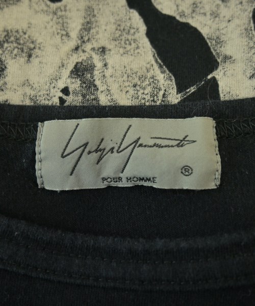 yohji yamamoto POUR HOMME（ヨウジヤマモトプールオム）Tシャツ・カットソー 黒 サイズ:3(M位) メンズ/2200694647019