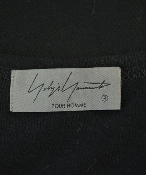 yohji yamamoto POUR HOMME（ヨウジヤマモトプールオム）Tシャツ・カットソー 黒 サイズ:3(M位) メンズ/2200697783073