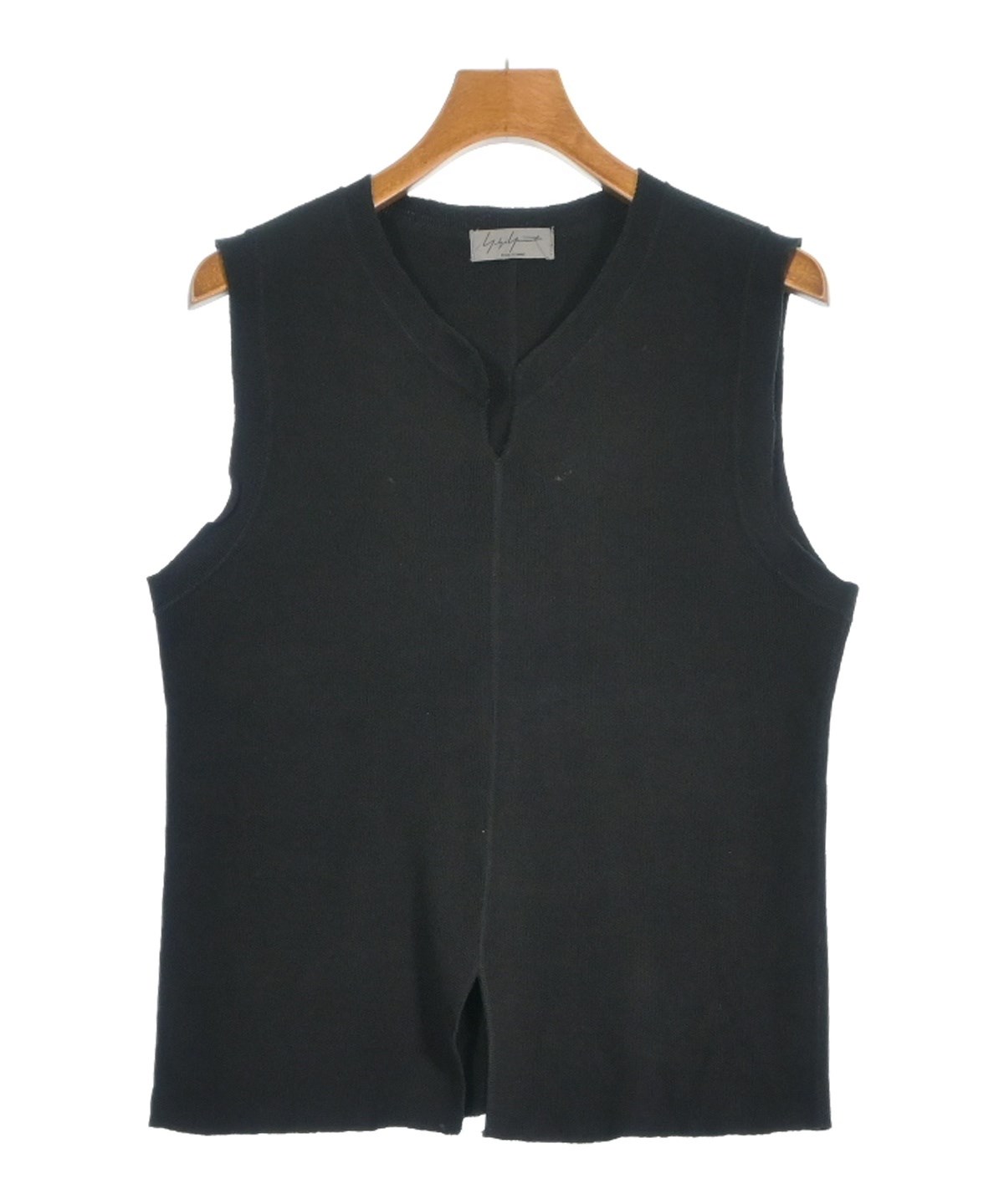 ヨウジヤマモトプールオム タンクトップ コットン 未使用級 Lサイズ ブラック yohji yamamoto POUR HOMME（ヨウジヤマモトプールオム）タンクトップ