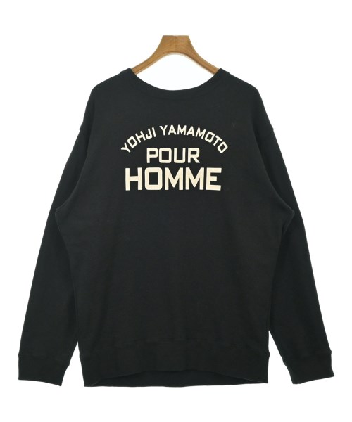 yohji yamamoto POUR HOMME(ヨウジヤマモトプールオム)スウェット 黒 サイズ:3(M位)/2200698729032