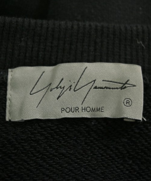 yohji yamamoto POUR HOMME（ヨウジヤマモトプールオム）スウェット 黒 サイズ:3(M位) メンズ/2200698729032
