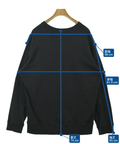 yohji yamamoto POUR HOMME（ヨウジヤマモトプールオム）スウェット 黒 サイズ:3(M位) メンズ/2200698729032