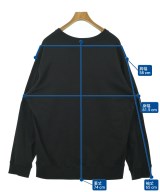 yohji yamamoto POUR HOMME（ヨウジヤマモトプールオム）スウェット 黒 サイズ:3(M位) メンズ/2200698729032