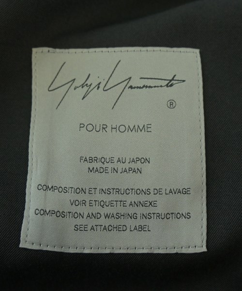yohji yamamoto POUR HOMME（ヨウジヤマモトプールオム）カジュアルジャケット 黒 サイズ:-(XXL位) メンズ/2200698345027