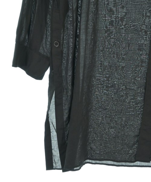 yohji yamamoto POUR HOMME（ヨウジヤマモトプールオム）カジュアルシャツ 黒 サイズ:3(M位) メンズ/2200700335015