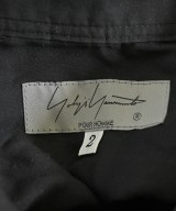 yohji yamamoto POUR HOMME（ヨウジヤマモトプールオム）カジュアルシャツ 黒 サイズ:2(S位) メンズ/2200700362028