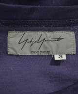 yohji yamamoto POUR HOMME（ヨウジヤマモトプールオム）Tシャツ・カットソー 紫 サイズ:3(M位) メンズ/2200696053092