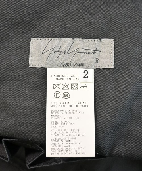 yohji yamamoto POUR HOMME（ヨウジヤマモトプールオム）その他 黒 サイズ:2(S位) メンズ/2200701098049