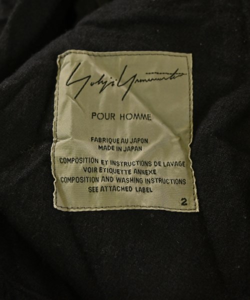 yohji yamamoto POUR HOMME（ヨウジヤマモトプールオム）テーラードジャケット 黒 サイズ:2(S位) メンズ/2200701825010