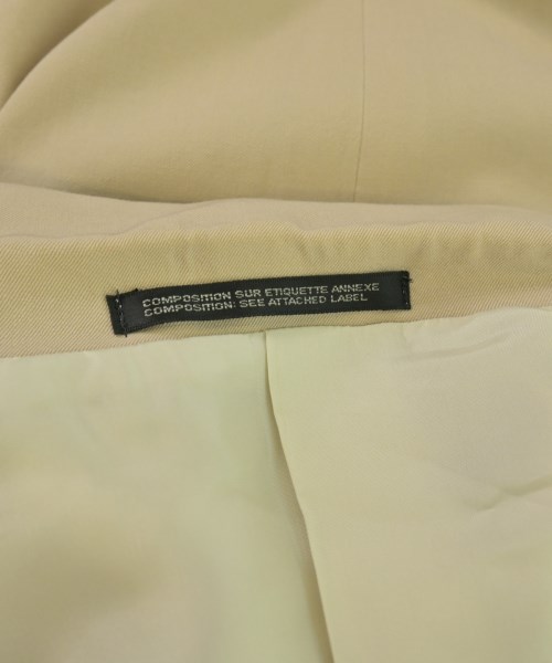 yohji yamamoto POUR HOMME（ヨウジヤマモトプールオム）カジュアルジャケット ベージュ サイズ:5(XL位) メンズ/2200702010019