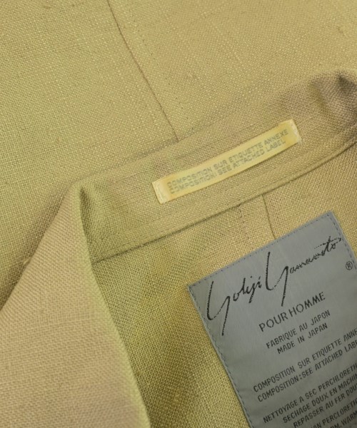 yohji yamamoto POUR HOMME（ヨウジヤマモトプールオム）テーラードジャケット ベージュ サイズ:S メンズ/2200702010064