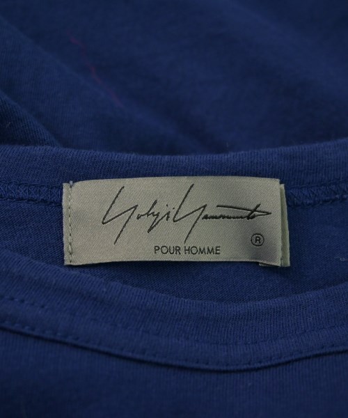 yohji yamamoto POUR HOMME（ヨウジヤマモトプールオム）Tシャツ・カットソー 青 サイズ:3(M位) メンズ/2200654888117