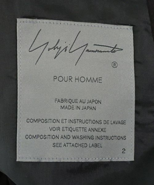 yohji yamamoto POUR HOMME（ヨウジヤマモトプールオム）その他 黒 サイズ:2(S位) メンズ/2200654888148