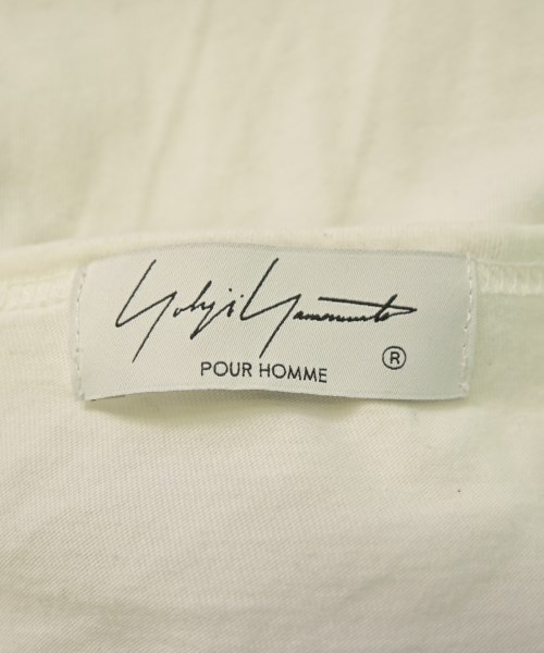 yohji yamamoto POUR HOMME（ヨウジヤマモトプールオム）Tシャツ・カットソー 白 サイズ:3(M位) メンズ/2200654888216