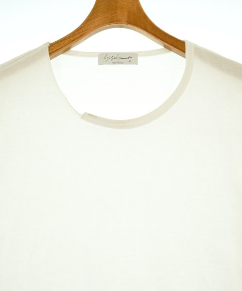 yohji yamamoto POUR HOMME（ヨウジヤマモトプールオム）Tシャツ・カットソー 白 サイズ:3(M位) メンズ/2200654888216