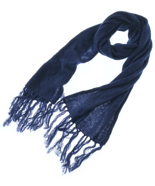 yohji yamamoto POUR HOMME(ヨウジヤマモトプールオム)マフラー 紺 サイズ:3(M位)/2200654888315
