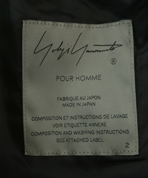 yohji yamamoto POUR HOMME（ヨウジヤマモトプールオム）ブルゾン 黒 サイズ:2(S位) メンズ/2200655101048