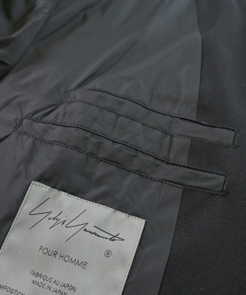 yohji yamamoto POUR HOMME（ヨウジヤマモトプールオム）カジュアルジャケット 黒 サイズ:2(S位) メンズ/2200655647010