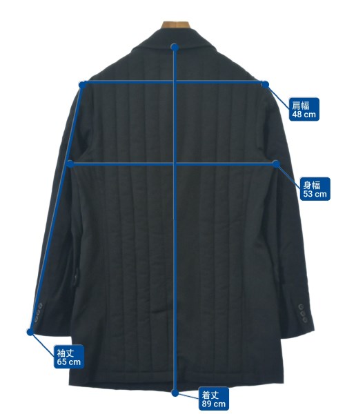 yohji yamamoto POUR HOMME（ヨウジヤマモトプールオム）カジュアルジャケット 黒 サイズ:2(S位) メンズ/2200655647010