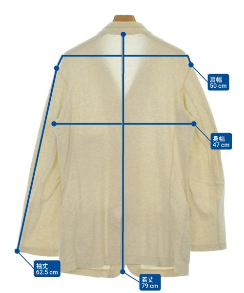 yohji yamamoto POUR HOMME（ヨウジヤマモトプールオム）カジュアルジャケット ベージュ サイズ:2(S位) メンズ/2200648223078
