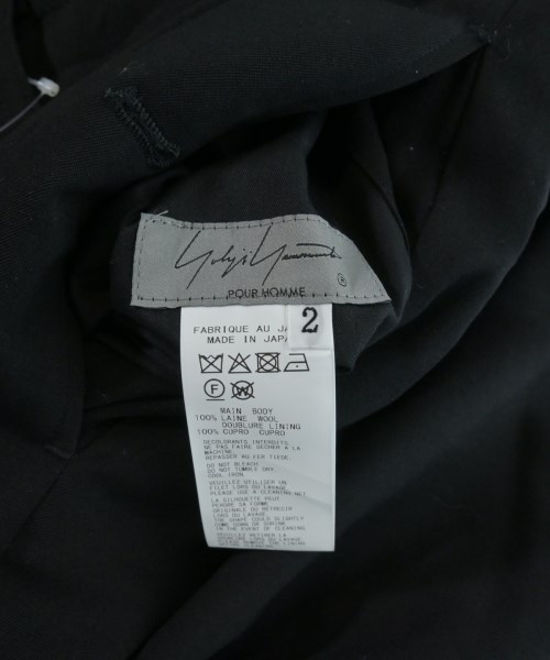 yohji yamamoto POUR HOMME（ヨウジヤマモトプールオム）その他 黒 サイズ:2(S位) メンズ/2200656052028