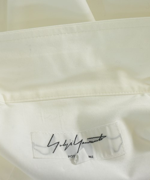 yohji yamamoto POUR HOMME（ヨウジヤマモトプールオム）カジュアルシャツ 白 サイズ:4(L位) メンズ/2200646445038