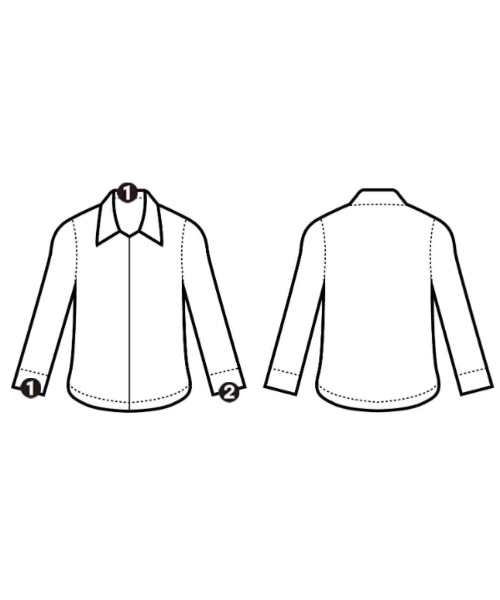 yohji yamamoto POUR HOMME（ヨウジヤマモトプールオム）カジュアルシャツ 白 サイズ:3(M位) メンズ/2200656570126