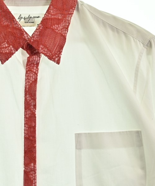 yohji yamamoto POUR HOMME（ヨウジヤマモトプールオム）カジュアルシャツ 白 サイズ:3(M位) メンズ/2200656570126