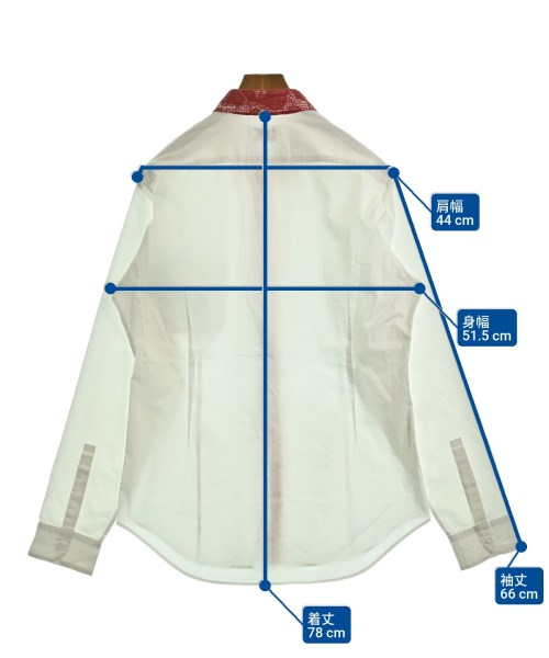 yohji yamamoto POUR HOMME（ヨウジヤマモトプールオム）カジュアルシャツ 白 サイズ:3(M位) メンズ/2200656570126