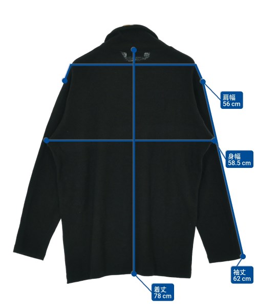 yohji yamamoto POUR HOMME（ヨウジヤマモトプールオム）Tシャツ・カットソー 黒 サイズ:2(S位) メンズ/2200652960020