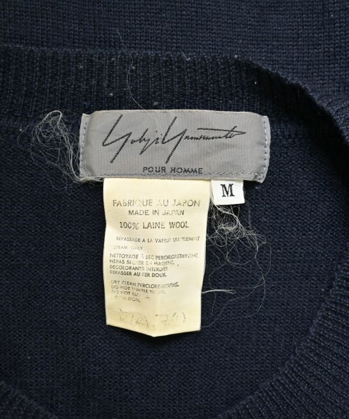 yohji yamamoto POUR HOMME（ヨウジヤマモトプールオム）ニット・セーター 紺 サイズ:M メンズ/2200652960037